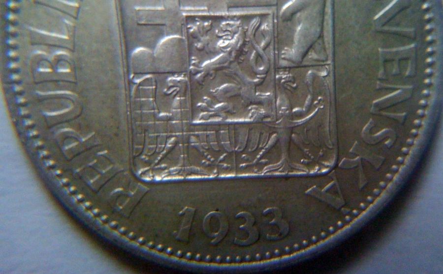 10 Kc 1933 Ag vzacna mince RRR Jak ji poznat