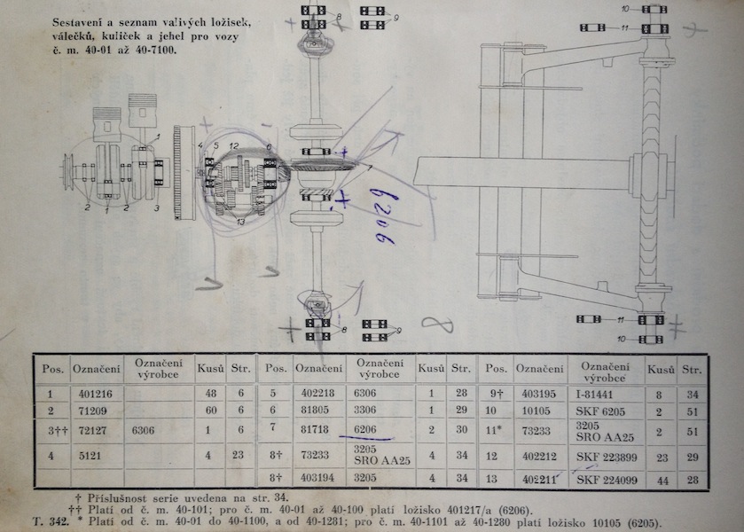 AERO-MINOR Katalog 1948 seznam nahradnich dilu