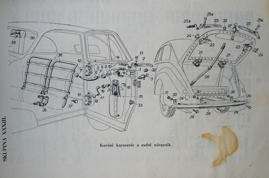 AERO-MINOR Katalog 1948 seznam nahradnich dilu