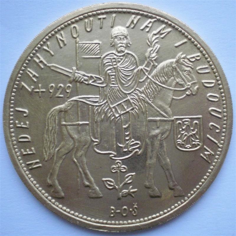 Zlatá mince Au 10 dukát Svatováclavský Svatý Václav 10d 1935 RR vzácné KDT02