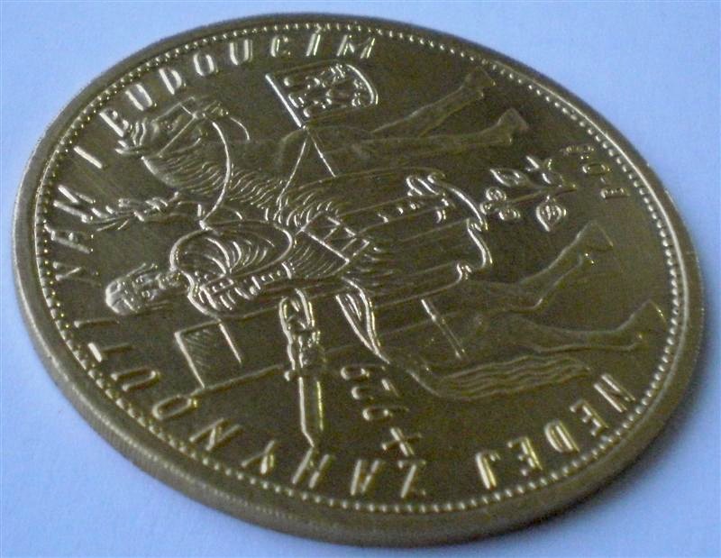 Zlatá mince Au 10 dukát Svatováclavský Svatý Václav 10d 1935 RR vzácné KDT02