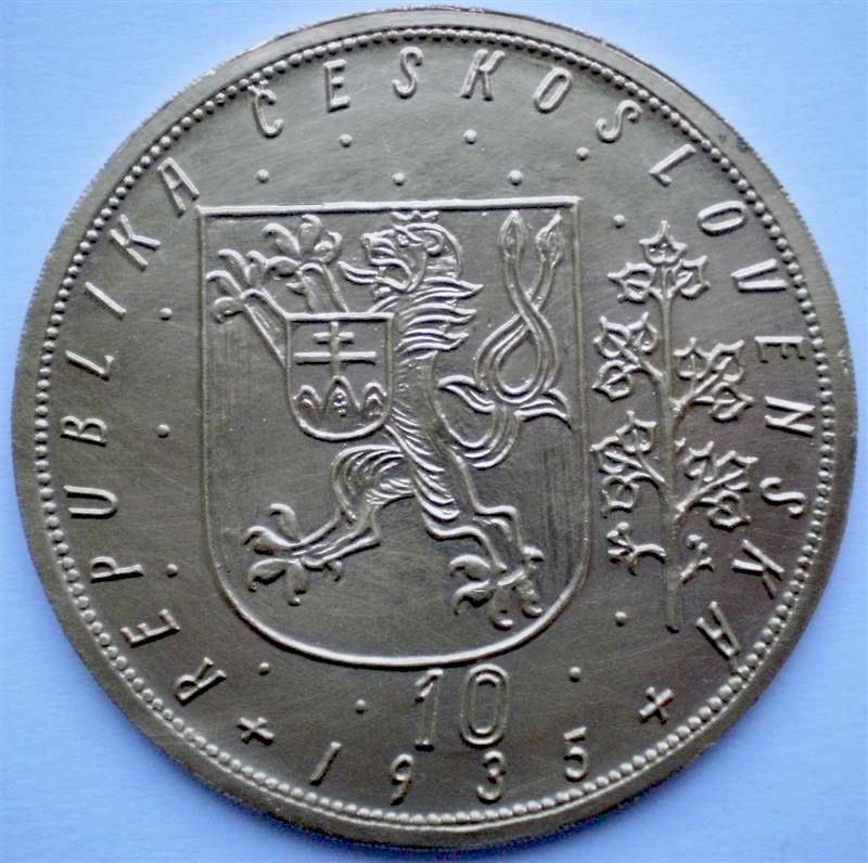Zlatá mince Au 10 dukát Svatováclavský Svatý Václav 10d 1935 RR vzácné KDT02