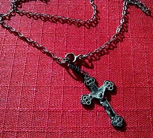 Křížek Řetízek s křížkem staré cca 1910