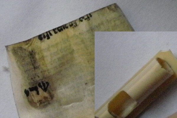 Mezuza Dětská Plast slonovina