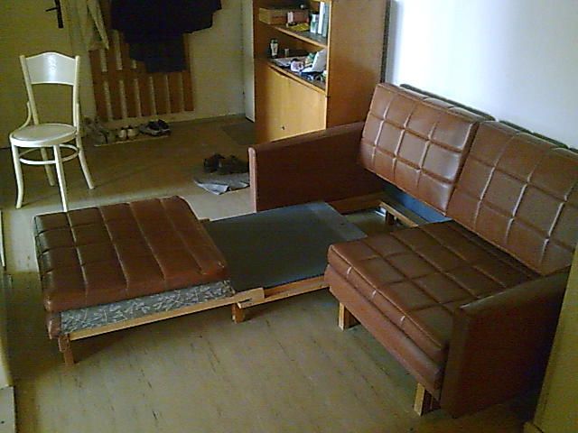 Sedačka starožitná kanceláčská rozkládací - Brusel - luxusní gauč