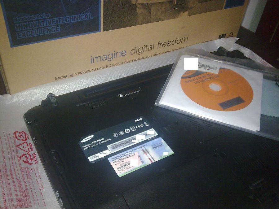 Samsung NP-R610 Intel Core 2 Duo CPU P8700 @ 2,53GHz 783 MHz , 2,99 GB RAM