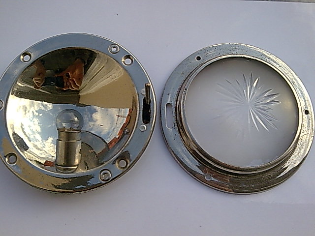 Světlo lampička SECESE 1936 auto veterán Škoda Populár