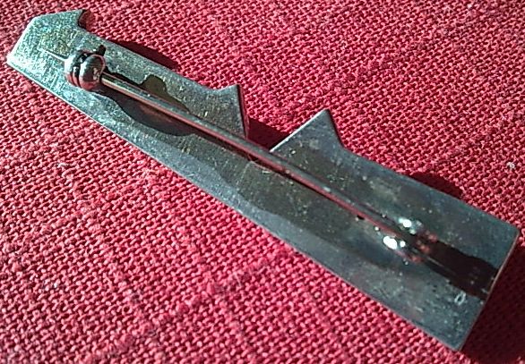 AuAg Brož Art Deco Rubin Opál Zlato stříbro