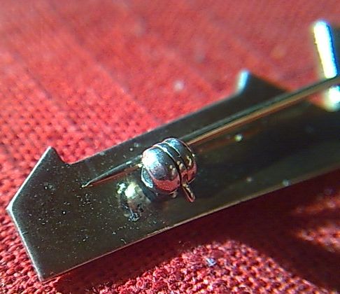 AuAg Brož Art Deco Rubin Opál Zlato stříbro