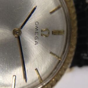 Hodinky OMEGA ultra slim 14kt GOLD 585 - náramkové mechanické - luneta guilosch
