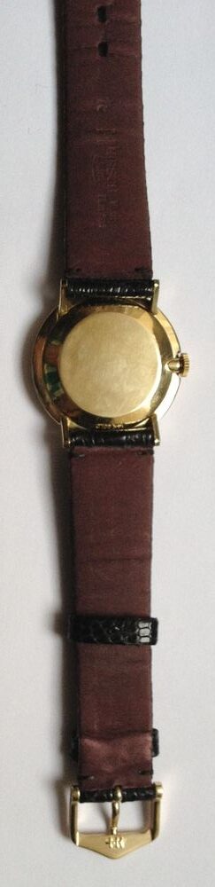 Hodinky OMEGA ultra slim 14kt GOLD 585 - náramkové mechanické - luneta guilosch
