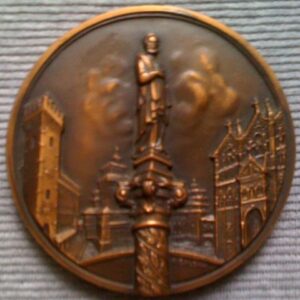 Medaile Drobná plastika Sloup Antická socha