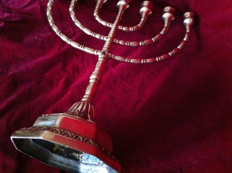 Menora Svícen 7 ramen v30cm p8