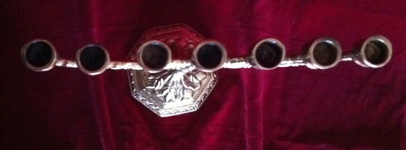 Menora Svícen 7 ramen v30cm p8