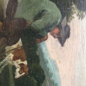 Parove obrazy Pasacci olej na dreve 2ks