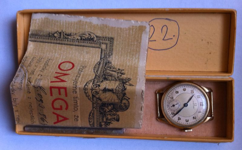 Hodinky OMEGA- Watch GOLD 14k PRAHA