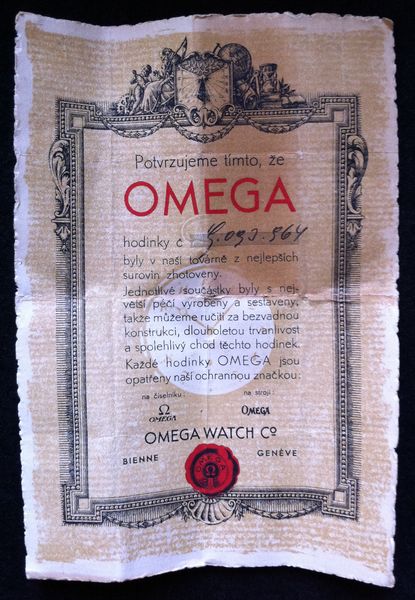 Hodinky OMEGA- Watch GOLD 14k PRAHA