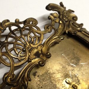 Rameček květinový historismus zlacený