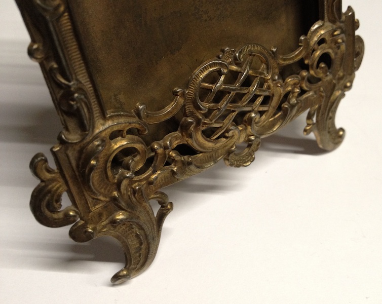 Rameček květinový historismus zlacený