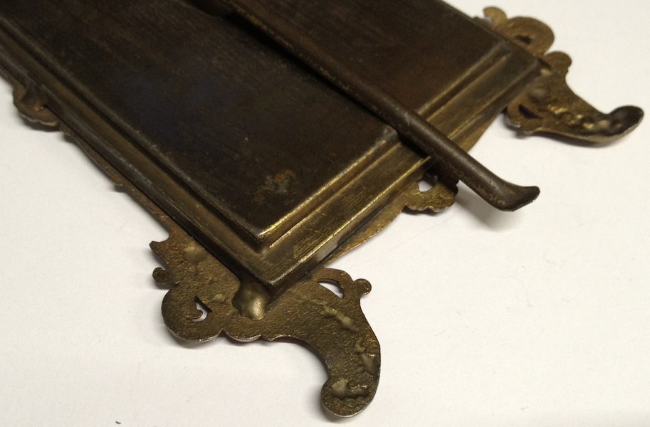 Rameček květinový historismus zlacený