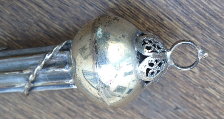 Židovská ručička JAD stříbrný empir