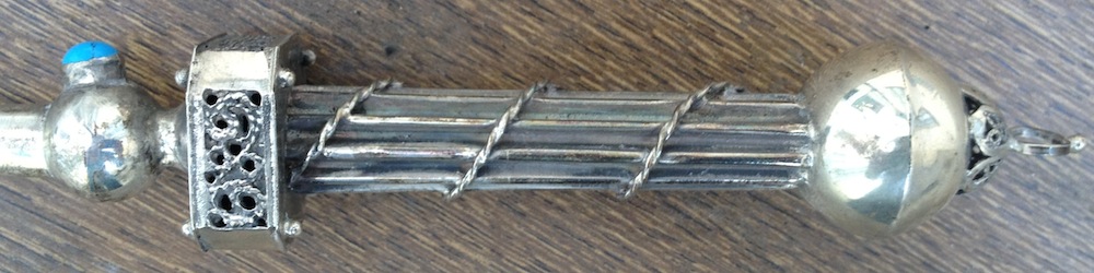 Židovská ručička JAD stříbrný empir