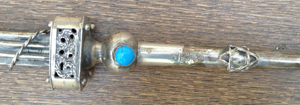 Židovská ručička JAD stříbrný empir