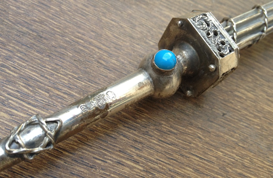 Židovská ručička JAD stříbrný empir