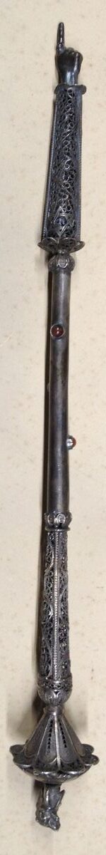 Židovské ukazovátko FILIGRÁN dvě strany