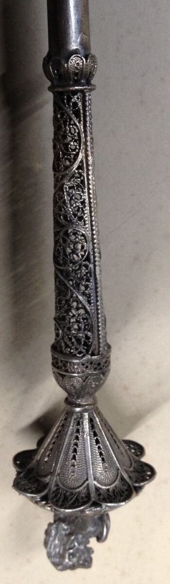 Židovské ukazovátko FILIGRÁN dvě strany