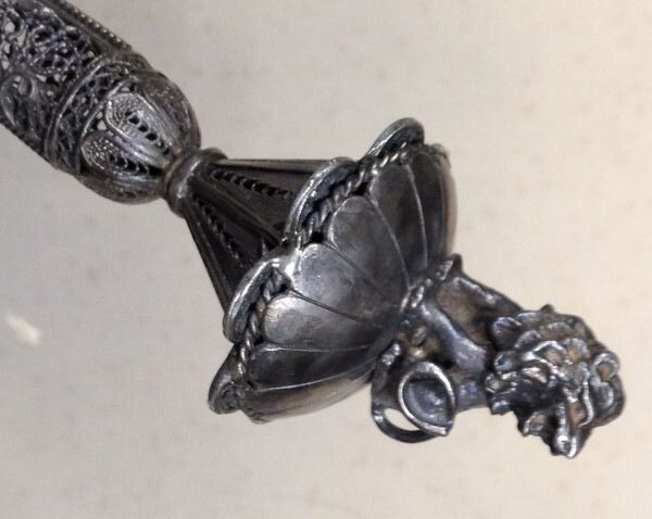 Židovské ukazovátko FILIGRÁN dvě strany